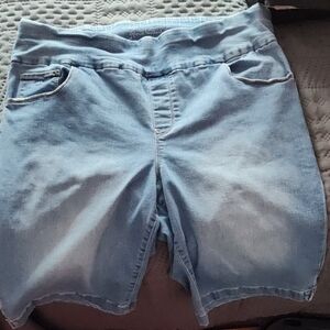 Gloria Vanderbilt Blue Jean Shorts Casual Comfort